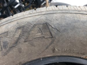 Cracked Tire