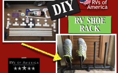 Easy DIY RV Shoe Rack