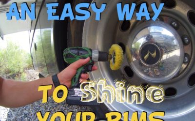 An Easy way to Make Your RV Rims and Chrome Mirrors Shine Like New!