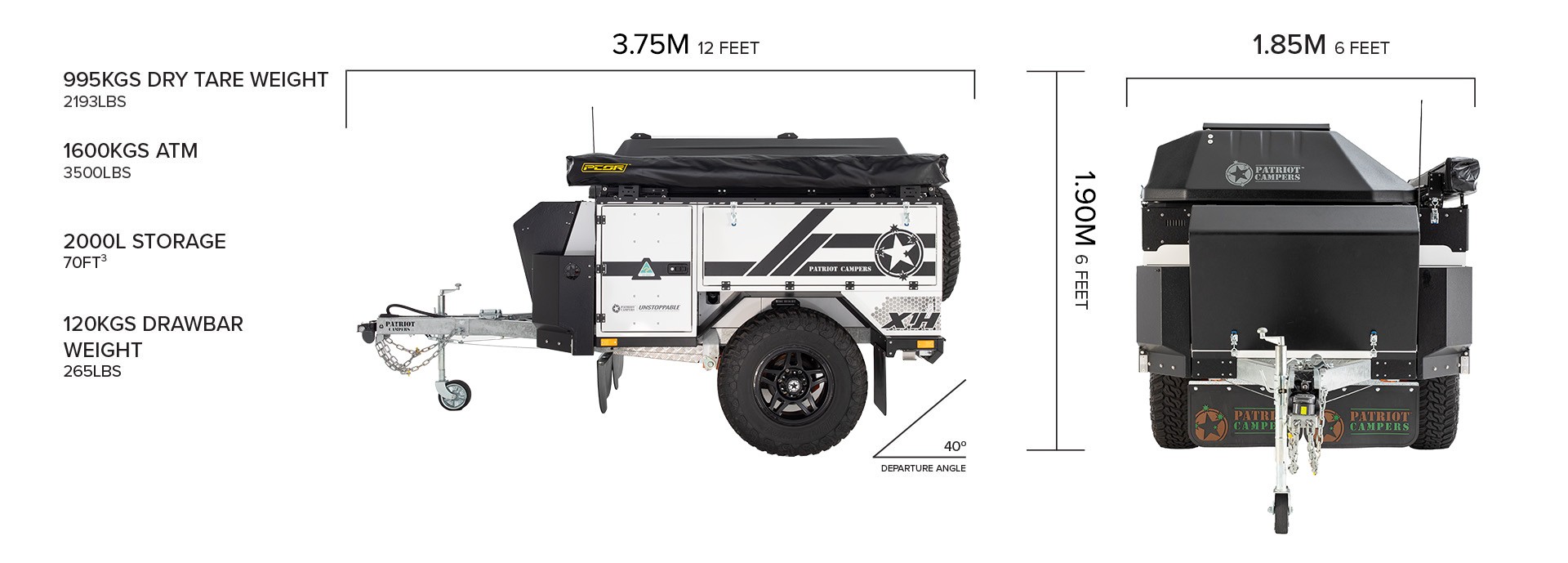 XHPatriotCampers|Specifications