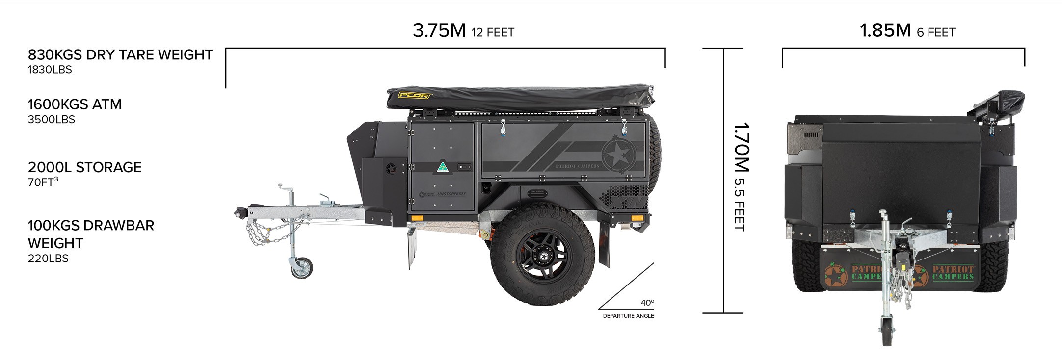 XNPatriotCampers|Specifications