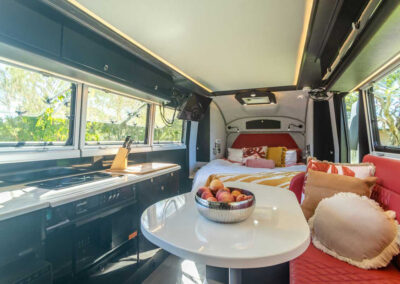 Offroad Luxury Caravan Kruiserusa T Class Interior Looking Forward 1