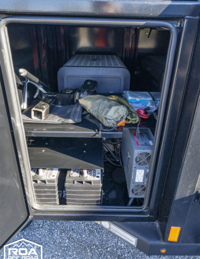 Expedition Off Grid Trailer, Storage Compartment