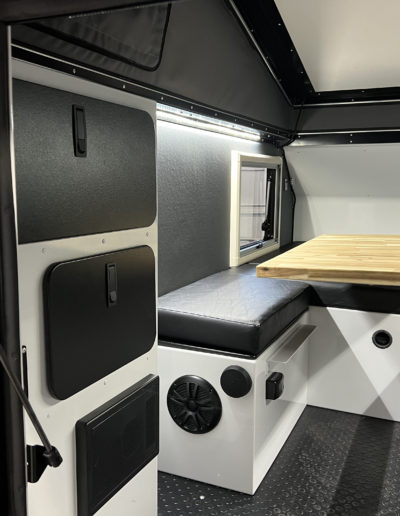 2022 Mission Overland Summit - Inside Table and Cabinets