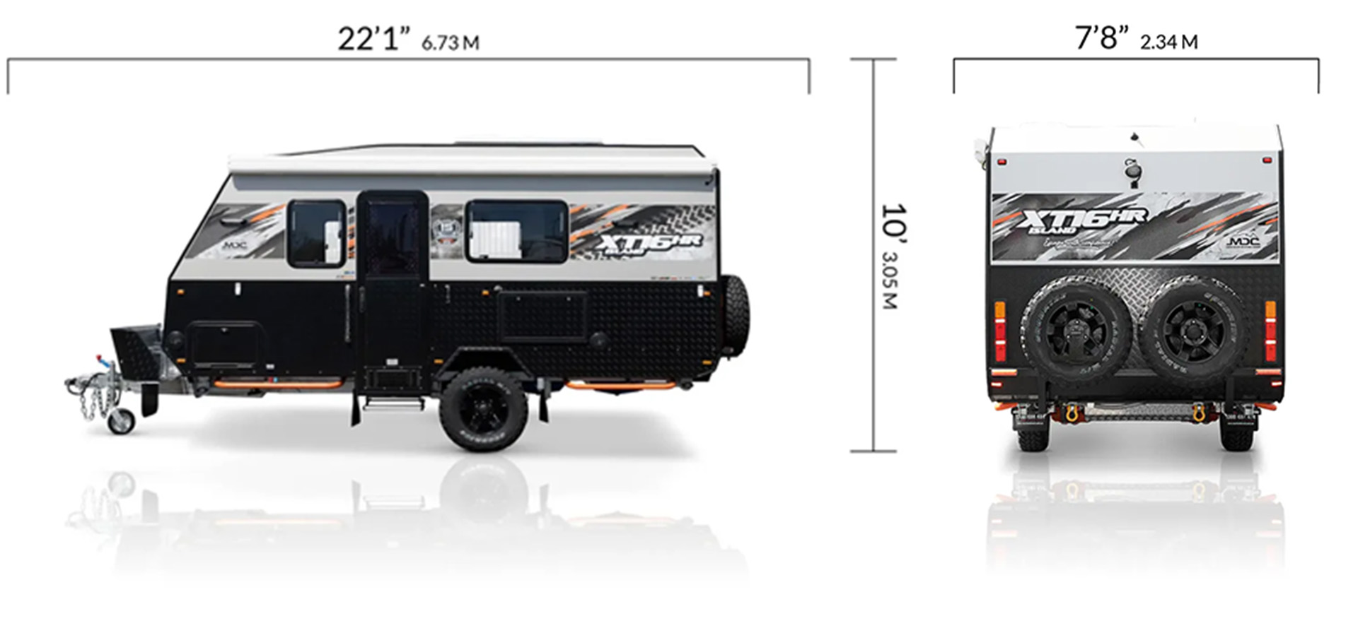 Dealer Dimensions Xt16hr Island