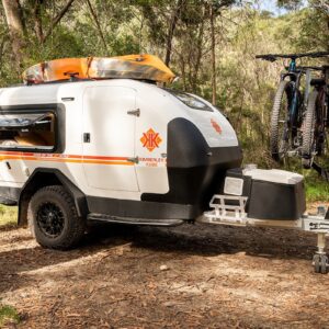 Teardrop Kube Camper With Bicycl