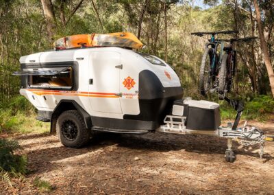 Teardrop Kube Camper With Bicycl
