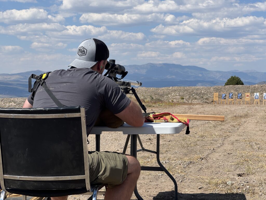 Target Practice at gun range