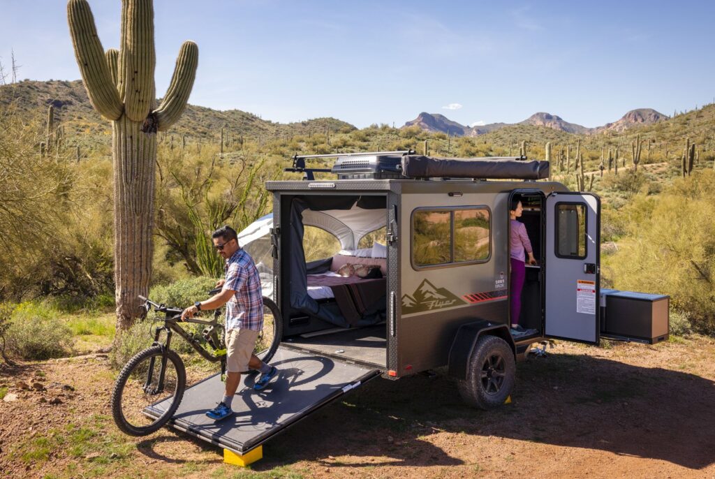 Flyer Explore Exterior Back Open Doors Bike