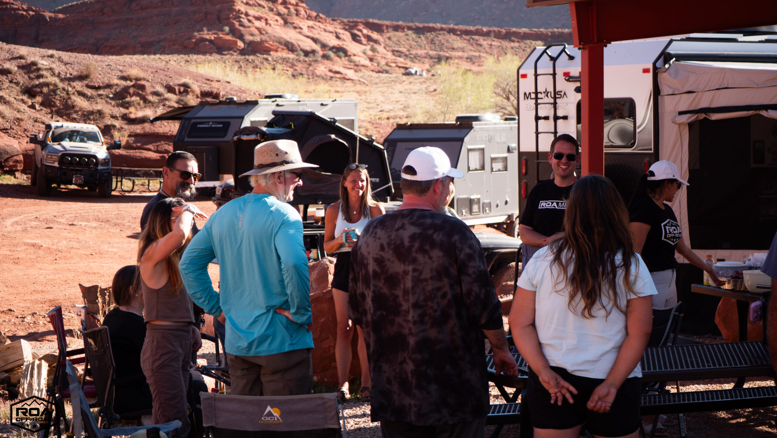Roamers gathered at the 2026 Moab rally